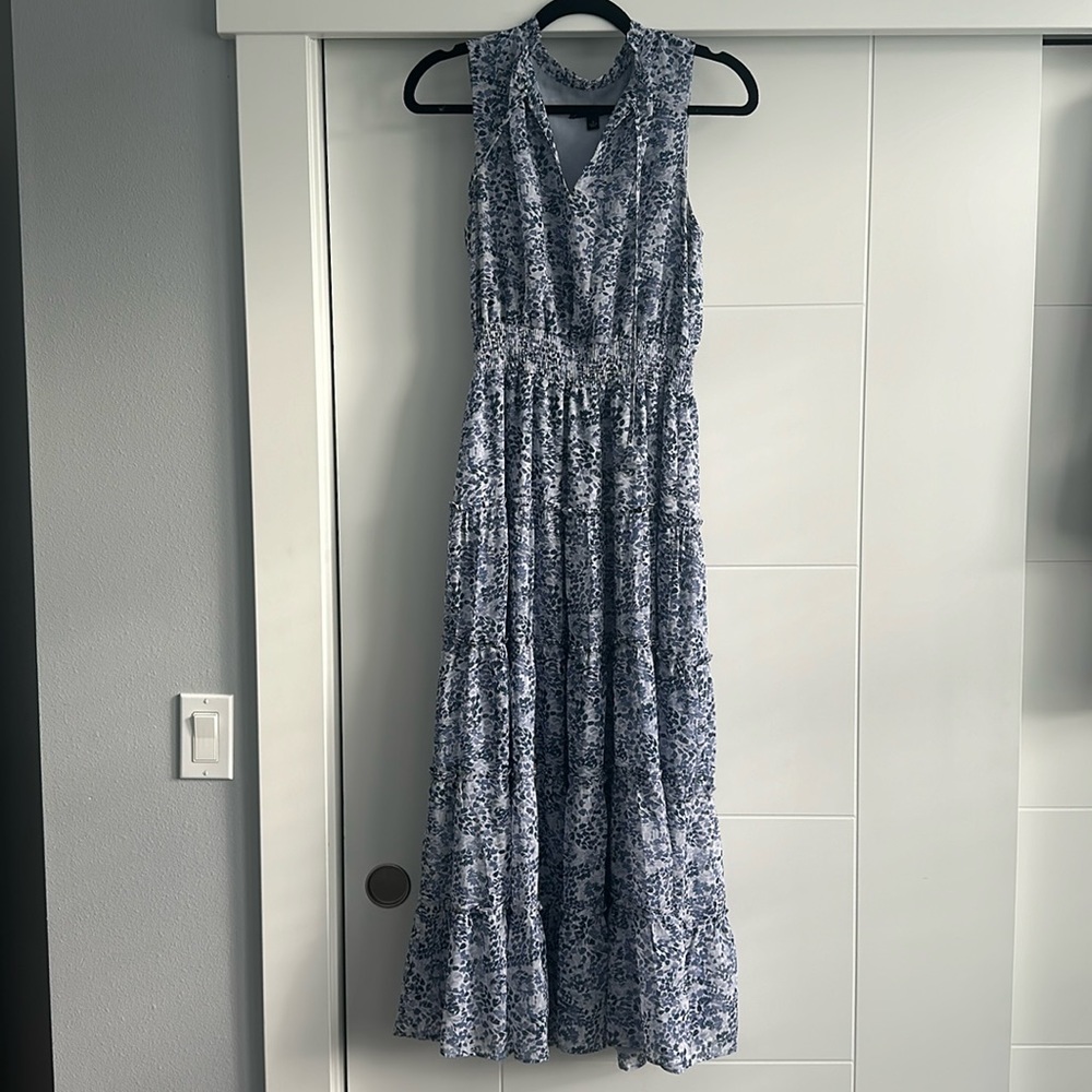 SAMANDJESS Pleated Summer Maxi Dress